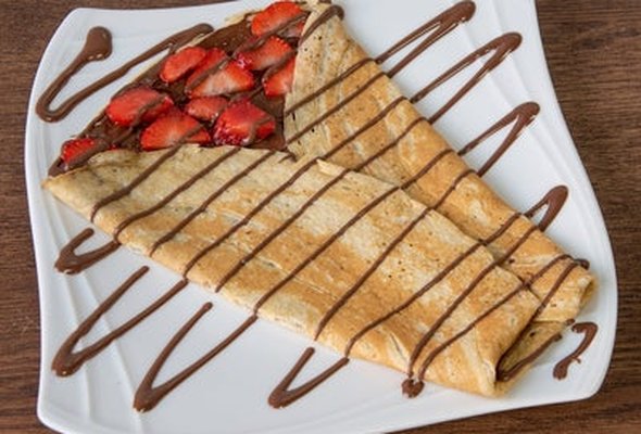 Nutella Strawberry Fruit Crepe