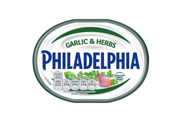 Philadelphia Garlic & Herbs 165g