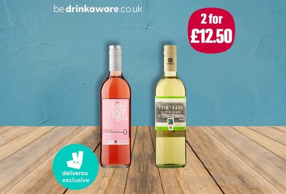 Exclusive: 2 for £12.50 Wine