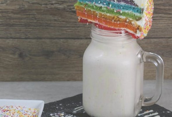 Rainbow Cake Shake