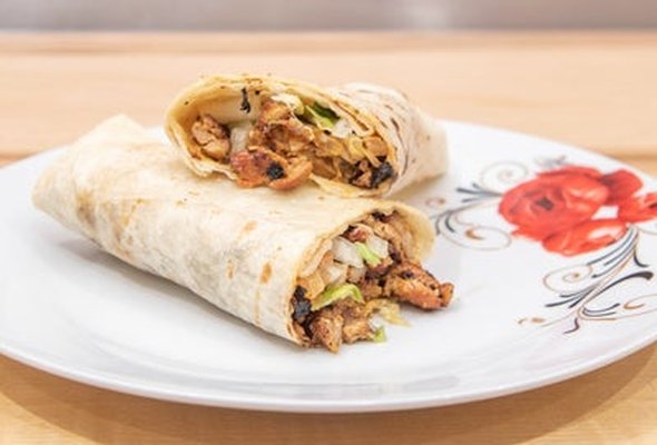 Cheesy Chicken Donner Wrap