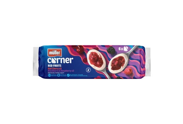 Muller Corner Delicious Creamy Yogurt Family Pack 4 x 136g (544g)