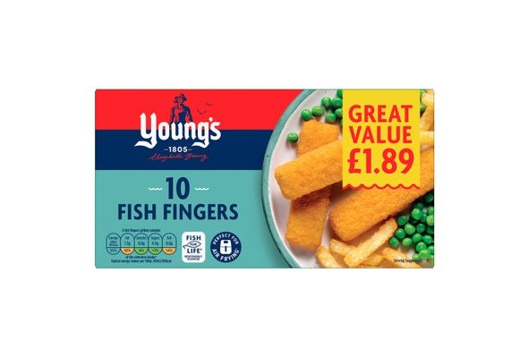 Young's 10 Fish Fingers 250g