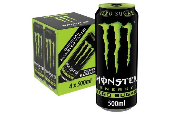 Monster Energy Drink Zero Sugar 4 x 500ml