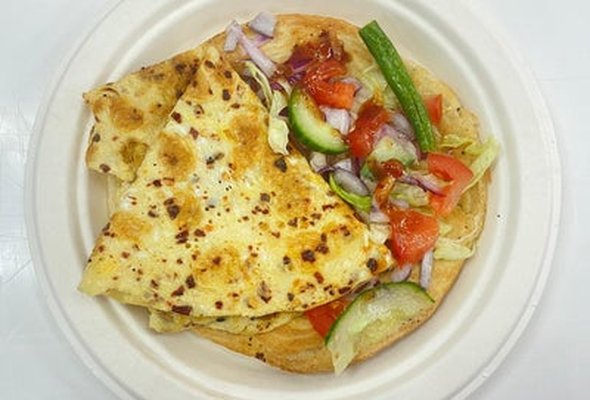 Spicy Omelette Paratha