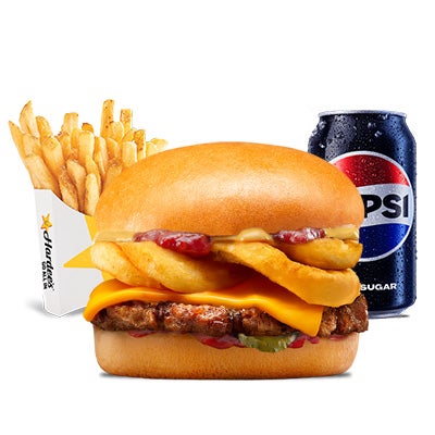 Curly Cheeseburger Combo- Medium