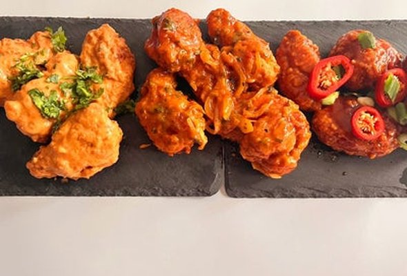 Trio Flavoured Wings (12 Pieces)