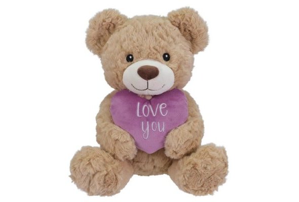 Morrisons Mothers Day Plush Bear With Heart