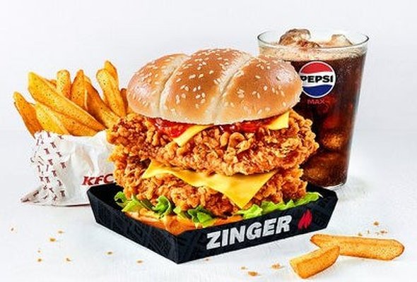 Zinger Stacker Meal 🔥