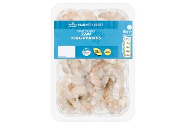 Morrisons Raw Peeled King Prawns 150g