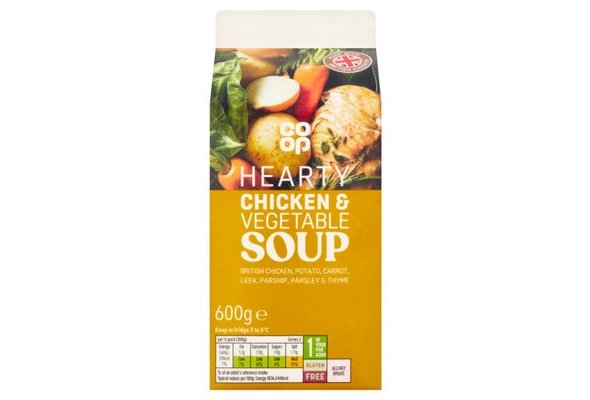 Co-op Hearty Chicken & Vegetable Soup 600g