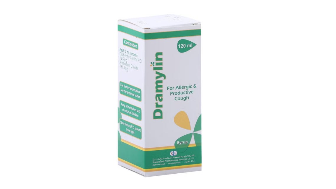 Dramylin Cough Syrup Adult 120ml