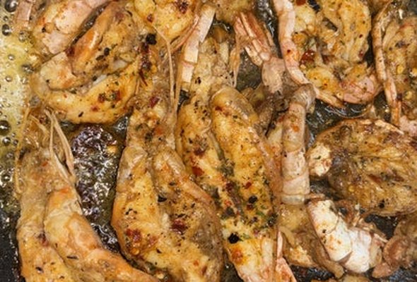 Dragon Jerk Prawns