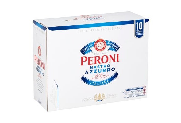 Peroni cans 10x300ml Stubby Can ABV 5%
