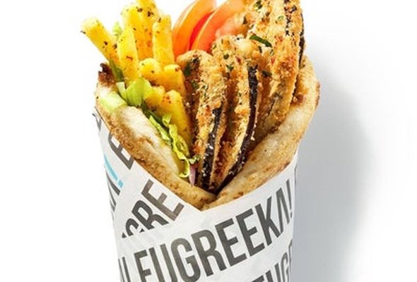 Panko Aubergine Souvlaki (VE)