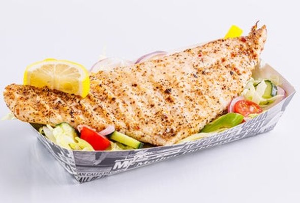 Grilled Fish & Salad