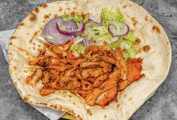 Chicken Doner on Naan