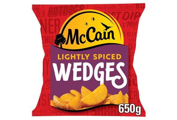 McCain Lightly Spiced Wedges 650g
