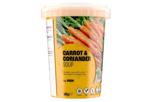Asda Carrot & Coriander Soup 600g
