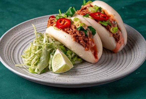 Spicy Pulled Beef Bao