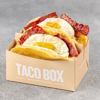 Pancake Taco With Fried Egg
