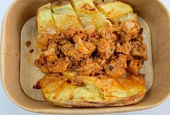 Jacket Potato with Chicken