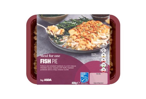 Asda Meal for One Fish Pie 400g