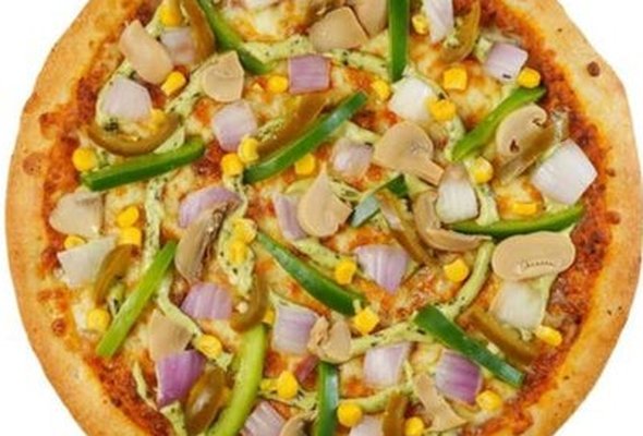 Pesto and Basil Pizza
