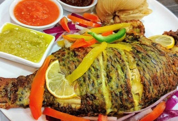 Grilled Tilapia & Kenkey