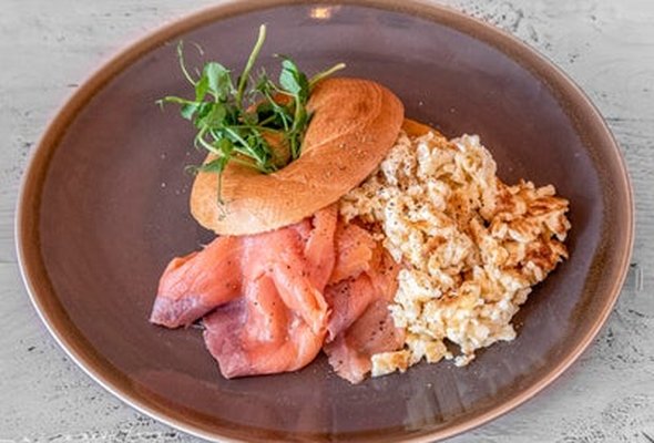 Scrambled Eggs with Smoked Salmon