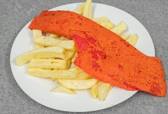 Masala Fish (Cod) and Naan