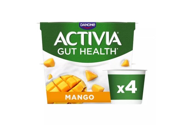 Activia Mango Gut Health Yoghurt Multipack 4x115g