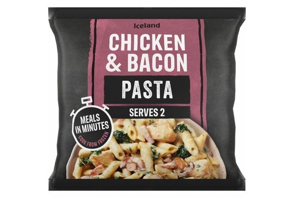 Iceland Chicken & Bacon Pasta 750g