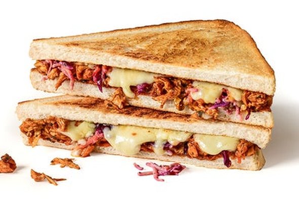 Butter Chicken & Slaw Toastie