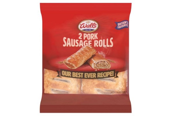 Wall's 2 Pork Sausage Rolls 160g