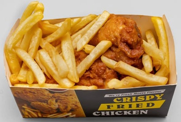 4 Wings & Fries