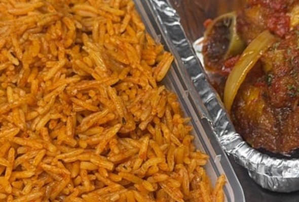Jollof Rice and Chicken / Turkey