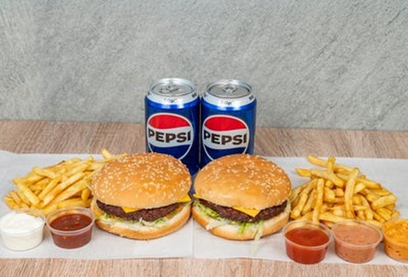 Deal 3 - Cheese Burger Regular Fries Can of Drink
