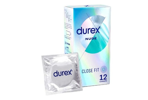 Durex Nude Close Fit Condoms - 12 Pack