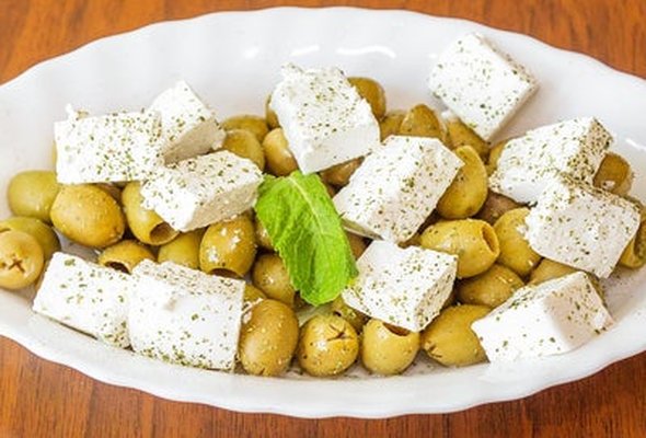 Olives and Cheese