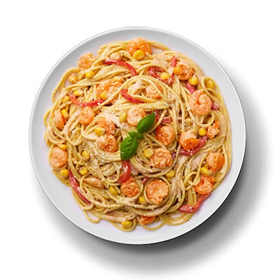 Sauteed Pasta Spicy Shrimp