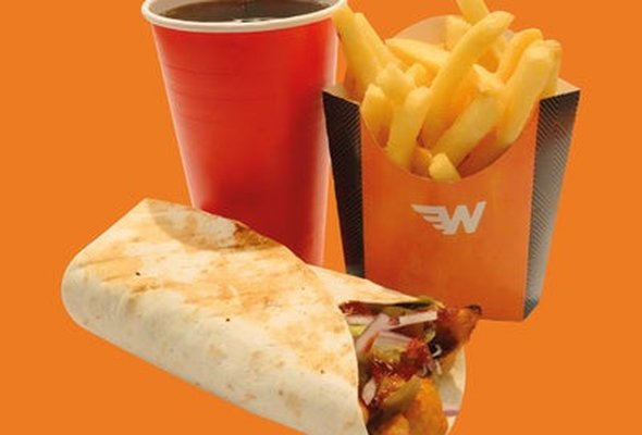 BBQ Chicken Wrap Meal