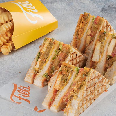 Paneer & Veggie Club