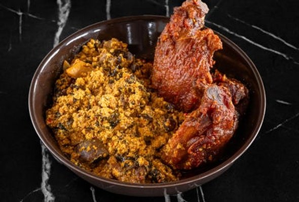 Egusi Soup with Turkey