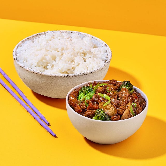 Mongolian Beef with Rice