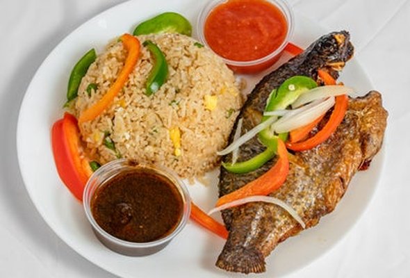 Grilled Tilapia & Fried Rice