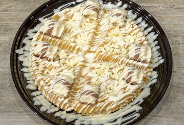 White Kinder Delight Waffle