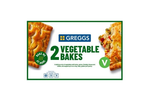 Greggs 2 Vegetable Bakes 310g