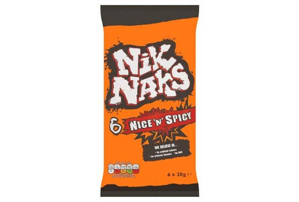 Nik Naks Nice 'N' Spicy 20g 6pk