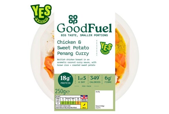 Co-op Goodfuel Chicken & Sweet Potato Penang Curry 250g